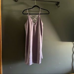 Socialite Brand Purple Silk Dress
